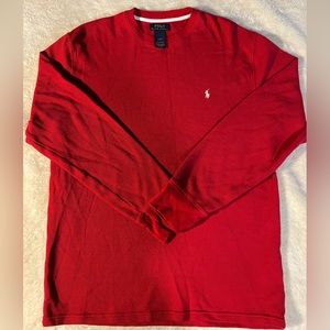 Polo Ralph Lauren long sleeve waffle shirt